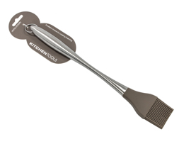 Pincel silicone cabo inox 29cm