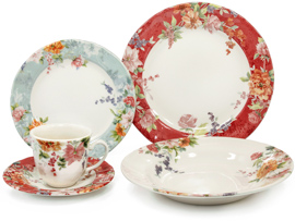Jantar 30pc crimson
