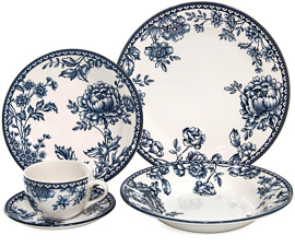 Kit jantar 30pc rhapsody dark blue