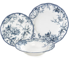 Aparelho jantar 18pc adelaide blue