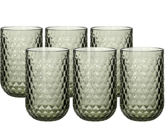 Copo 06pc alto grey viena 430ml