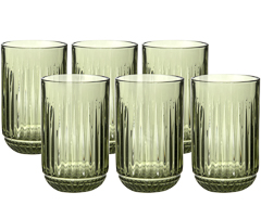 Copo 06pc alto green london 430ml