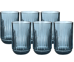 Copo 06pc alto blue london 430ml