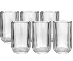 Copo 06pc alto clear barcelona 430ml