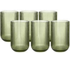 Copo 06pc alto green barcelona 430ml