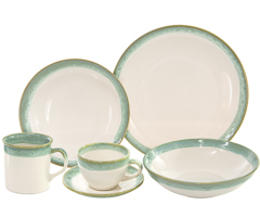 Aparelho jantar 24pc green alfa