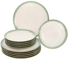 Aparelho jantar 12pc green alfa