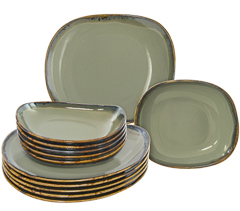 Aparelho jantar 12pc green izabela