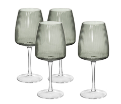 Taca 04pc vinho grey 460ml