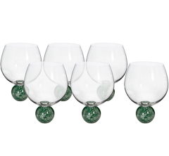 Taca 06pc agua marble verde 600ml