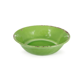 Bowl em melamina verde 19x5cm