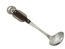 Concha inox/ wood 34cm