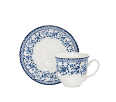 Xicara cha c/ pires aster blue