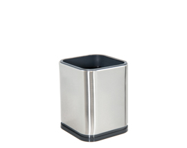 Porta utensilio aco inoxidavel 10x10x11,5cm