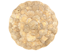 Jogo americano conchas gold 38cm