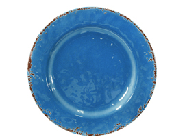 Prato de jantar melamina navy blue 28cm