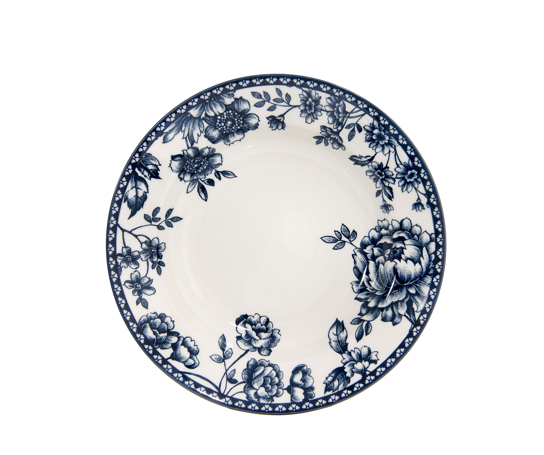 Prato fundo rhapsody dark blue 23cm