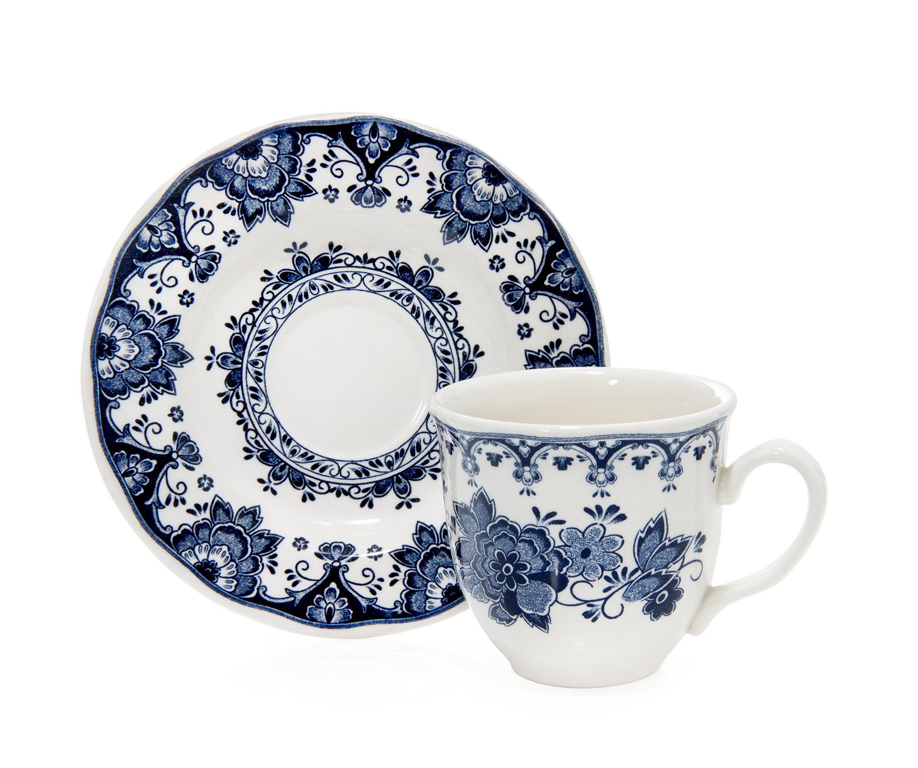 Xicara cha c/ pires juliana blue 200ml