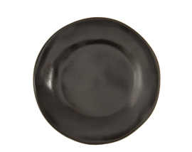 Prato massa  organico black ceramica