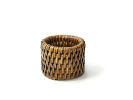 Argola guardanapo rattan redonda