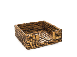 Porta guardanapo rattan tailandia 1515x6cm