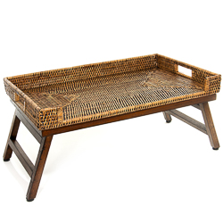 Bandeja de cama rattan tailandia