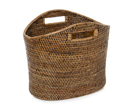 Cesto c/ alca rattan tailandia