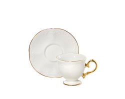Xicara cafe c/ pires gold noble
