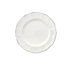 Prato sobremesa ritz platinum 21cm