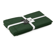 Guardanapo 04pc 100% algodao dark green 50x50cm