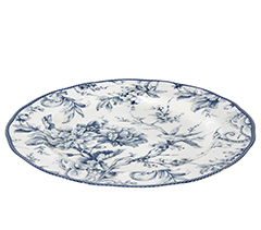 Prato redondo adelaide blue 33cm