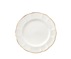 Prato sobremesa ritz gold 21cm laville