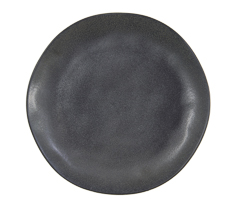 Prato raso organico black ceramica