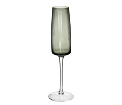 Taca champanhe stripe grey 240ml