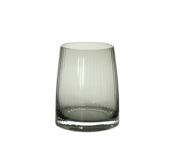Copo baixo stripe grey 400ml