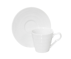Xicara cha c/ pires village 200ml