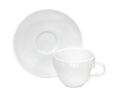 Xicara cha c/ pires queen 200ml
