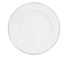 Prato raso 27cm platino