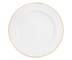 Prato raso 27cm ouro