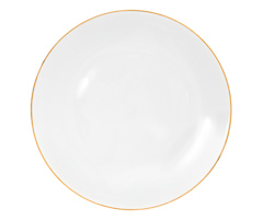 Prato raso 27cm soho ouro