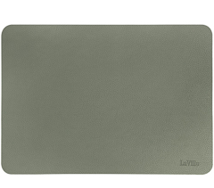 Jogo americano de couro retangular 46x33 sage