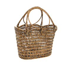 Cesta em rattan tailandia 32x19x20cm