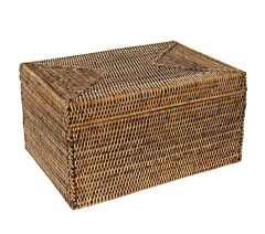 Caixa de rattan em tailandia 40x30x20cm