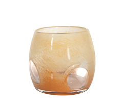 Vaso murano amber 18x16cm