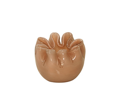 Centro de mesa murano terracota 10,5x8,5cm