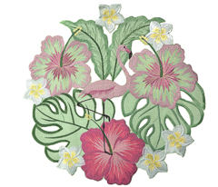 Jogo americano hibiscus 38cm