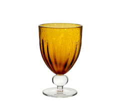 Taca murano canelada amber 360ml