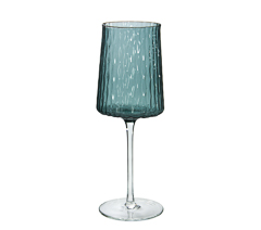 Taca vinho texture blue 330ml