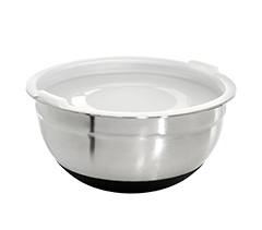 Bowl com tampa em inox 22cm