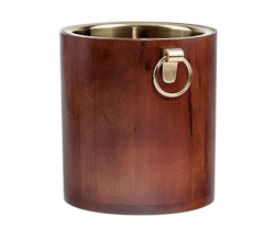 Balde para garrafa walnut gold 25,5x32x28h